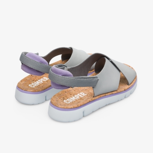 Camper Oruga Sandals Grey - Womens Singapore WNEMXN-042